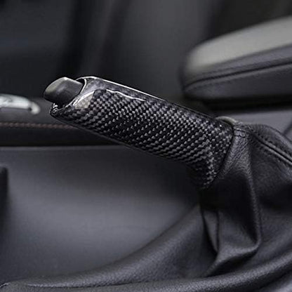 AIRSPEED Carbon Fiber Car Handbrake Cover Grip Handle Lever - Image 2