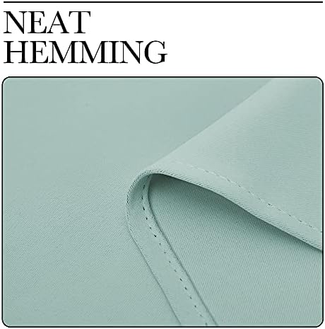 NICETOWN Blackout Curtains for Office, 2 Panels, 55 x 120-inch, Aqua Blue - Image 7