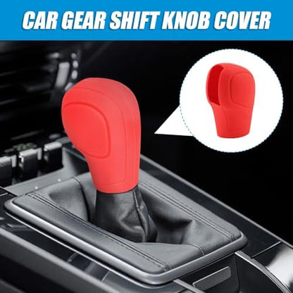 Car Gear Shift Knob Cover, Gear Shift Knob Cover Car Protect Accessories - Image 3