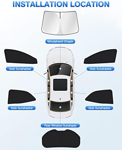 Canvcle Window Shades for 2020-2026 Toyota Corolla Hatchback Accessories - Image 5