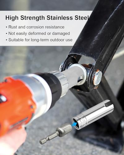 Stainless Steel Scissor Jack Slotted Drill kit - Image 3