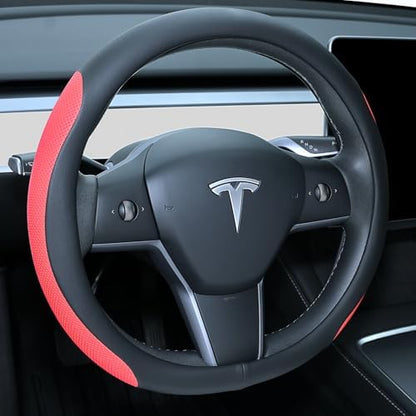 Uxcer Nappa Leather Steering Wheel Cover Compatible by Uxcer