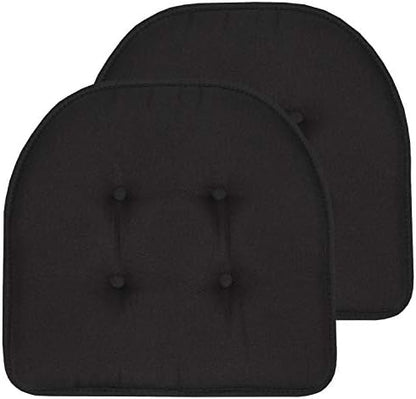 Sweet Home Collection Chair Cushion Memory Foam Pads Tufted Slip Non Skid by SweetHomeCollection