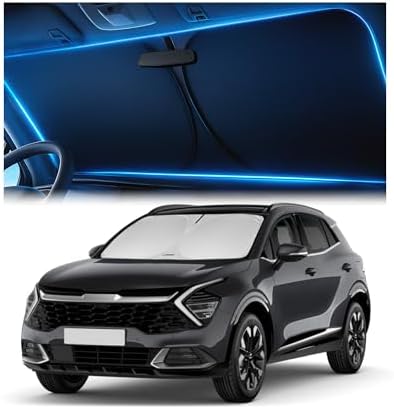 Magnelex Windshield Sun Shade for Kia Sportage 2023 2024 2025 2026, Foldable by Magnelex