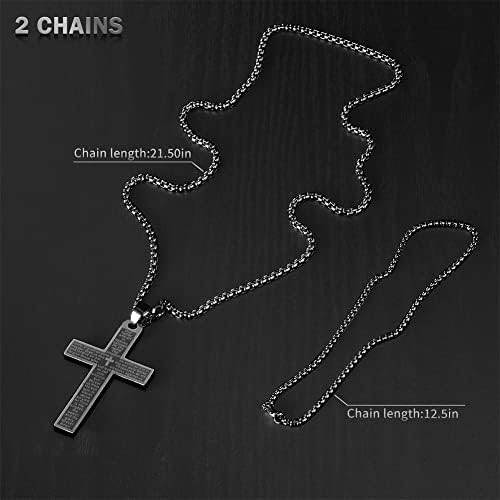 Pendant Cross for Car Rear View Mirror Necklace for Men Charm Car Mirror - Image 4