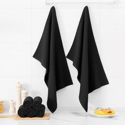 Kitinjoy 100% Cotton X‑Large 4-Pack Kitchen Towels - Image 6