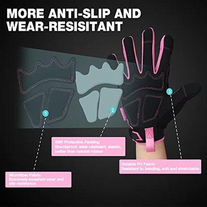 WORKPRO Safety Work Gloves, Mechanic Working Gloves - Image 2