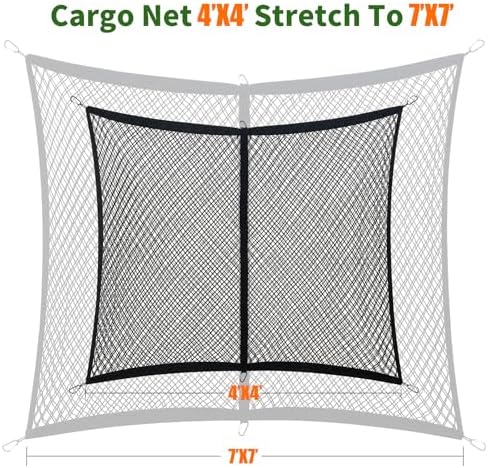 Cargo Net for Pickup Truck Bed, Highly Elastic - Image 2