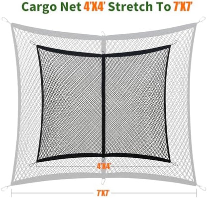 Cargo Net for Pickup Truck Bed, Highly Elastic - Image 2