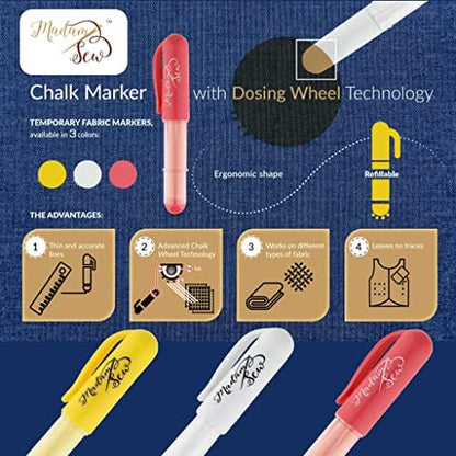Madam Sew Refillable Tailors Chalk - Image 2