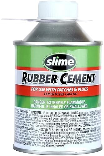 Slime 1050 Rubber Cement, Tire Repair, use by Slime