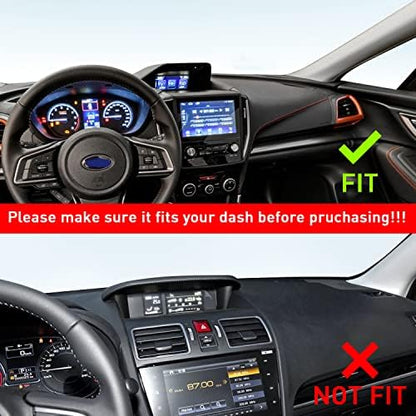 Dashboard Mats for Subaru Crosstrek Accessories 2018-2023, Forester 2019+ - Image 4