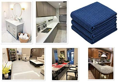 Waffle Weave Kitchen Towels Dish Towels, 3 Pack, 16x24 Inch - Image 7