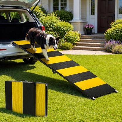 Foldable Dog Ramp for Car, 71 inches Long Portable Ramp for Large Dogs by Niubya
