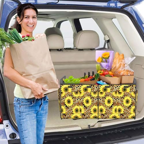 Homeve Car Trunk Organizer for SUV, 18.5Gal Large Capacity No-Sag Heavy Duty - Image 6