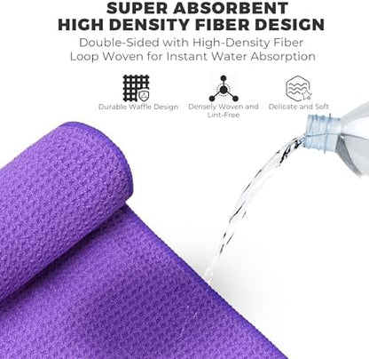 Mile High Life Microfiber Golf Towel 3 Pack Waffle - Image 4