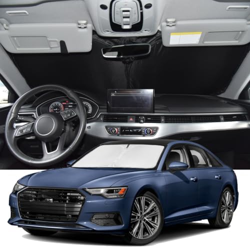 Windshield Sunshade for Audi A6 2019-2025 2026 Sun Shade Windshield by ZOIBVCARSUNSHADE