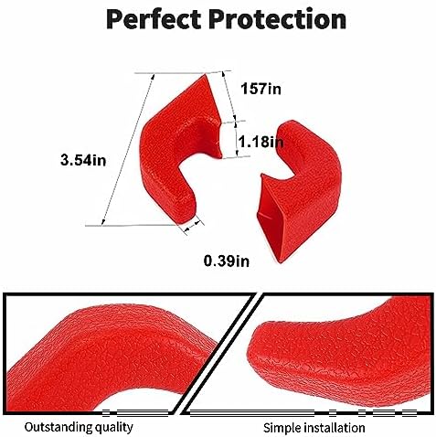 JWWY Tow Hook Protector Cover for Jeep Wrangler JK JL & Gladiator JT 4xe - Image 6