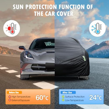 Waterproof Car Cover Fit for Chevrolet Corvette C4 C5 C6 C7 C8 1980–2026 - Image 6