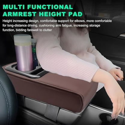 Car Center Console Armrest Pillow, Memory Foam Auto Armrest Box Cover - Image 4