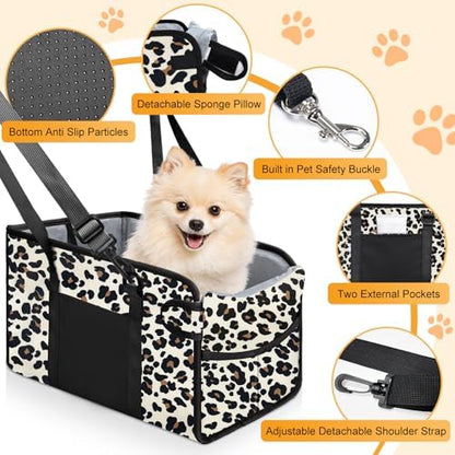Portable Dog Car Seat for Small Dogs, Puppy Car Seat - Image 3