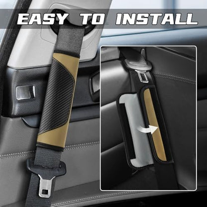 2PCS Car Seat Belt Cover Pads, Seatbelt Shoulder Cushion - Image 4