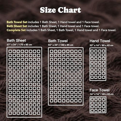 Luxury Organic Japanese Cotton Waffle Bath Towel | Thick, Quick Dry Bathroom - Image 6