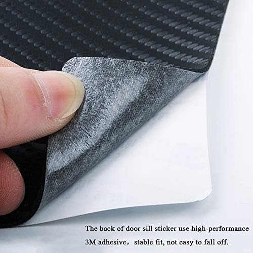 XITER For Honda Accord 2012-2025 2026 Carbon Fiber Leather Car Door Sill Scuff - Image 4