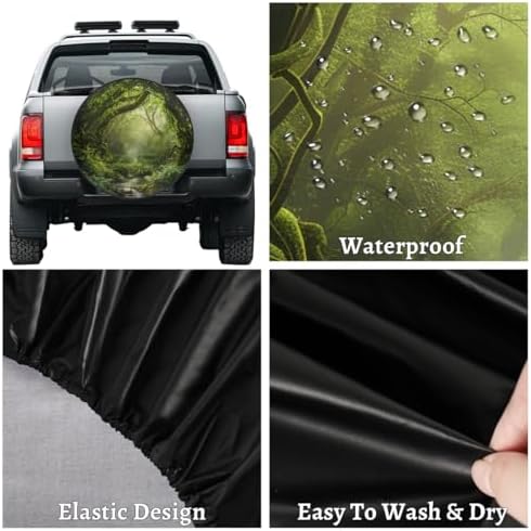 Forest Spare Tire Cover 16in Spare Wheel Covers Tire Storage Cover - Image 4