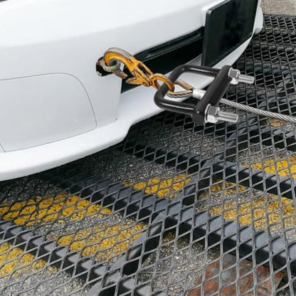LIOOBO Black Metal Trailer Hitch Tightener Clamp 2 Pack - Image 6