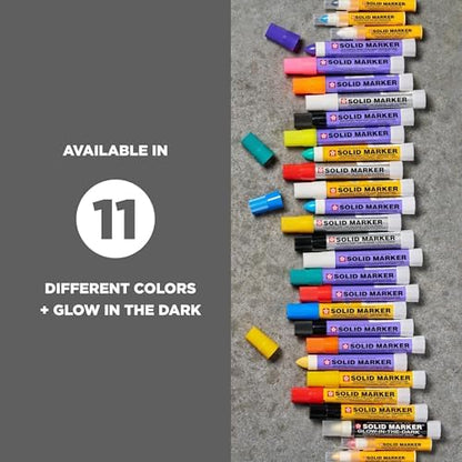 Sakura Solid Paint Markers, Fluorescent Orange, 3 Pack - Image 6
