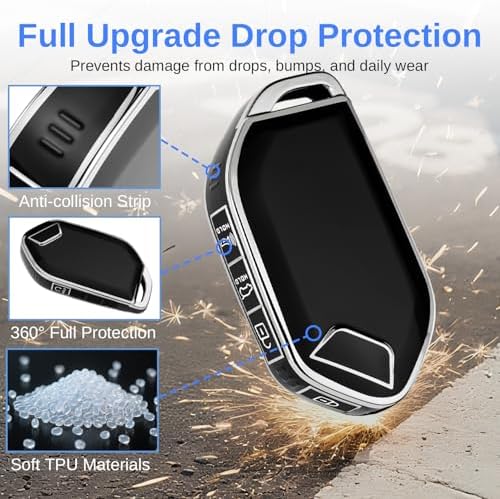 for Kia Key Fob Cover with Keychain - Image 4