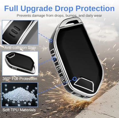 for Kia Key Fob Cover with Keychain - Image 4