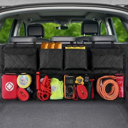 Car Trunk Hanging Organizer 3D Textured Ripple Design, by CarTrunkOrganizer