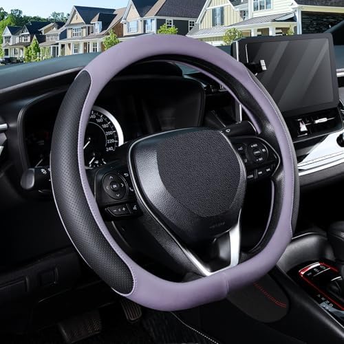 SEG Direct D Shaped Steering Wheel Cover 14.5-15 inch by SEGDirect
