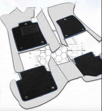 Compatible with Tesla Model Y 5-Seater Floor Mats 2-Layer Floor Liner Car Mats - Image 6