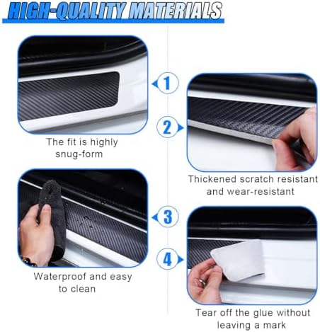Car Door Sill Protector, Self-Adhesive Auto Door Edge Guard - Image 6