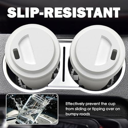 2026 New Checkered Car Cup Coasters, 2.75-Inch Bling Cup Holder Coasters - Image 5
