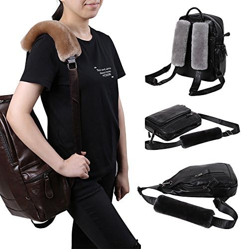 OGLAND 2 Pack Sheepskin Car Seat Belt Cover Pads | Wool Seatbelt Cushions - Image 5