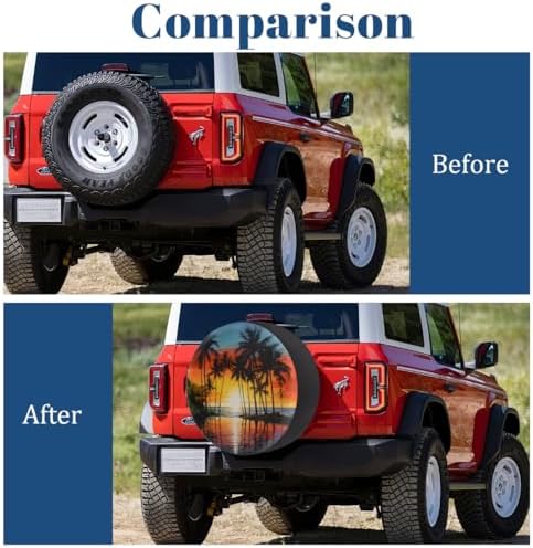 Beach Spare Tire Cover Waterproof Dust-Proof Spare Wheel Covers - Image 5