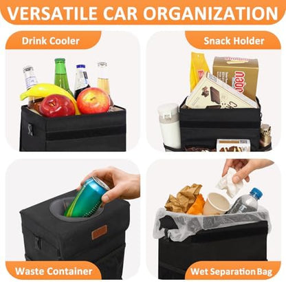 Vankor Car Trash Can with Lid Leak Proof Car Accessories - Image 6