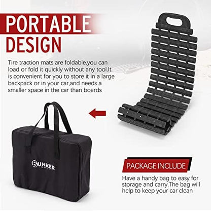 BUNKER INDUST Tire Traction Mats Portable Recovery Tracks - Image 2