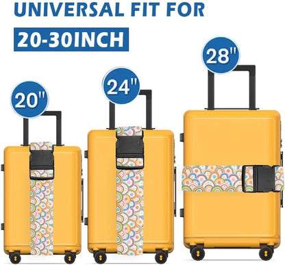 Luggage Straps for Suitcases Travel Belt Accessories, Cute Suitcase Strap - Image 2