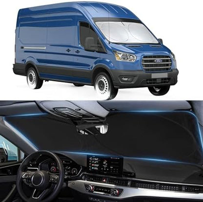 Sunshade for 2015-2025 2026 Ford Transit Wagon XLT Windshield Sun Shade by INSAUTO