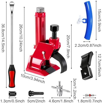Manual Tire Bead Breaker with 14.5” Steel Tire Spoons Tool Set - Image 2