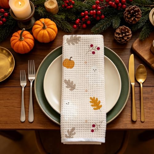 Cute Ghost Fall Kitchen Towel, Halloween Season Hand Towel - Image 5