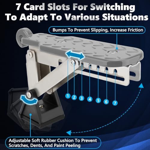 Adjustable Car Door Step, Aluminum Alloy Sturdy Foot Stand, 7 Angle Design - Image 3