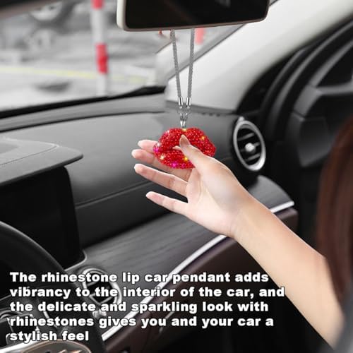 Bling Lip Diamond Car Hanging Accessories - Image 5