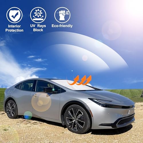 Windshield Sun Shade for 2010-2015 Toyota Prius Accessories - Image 6
