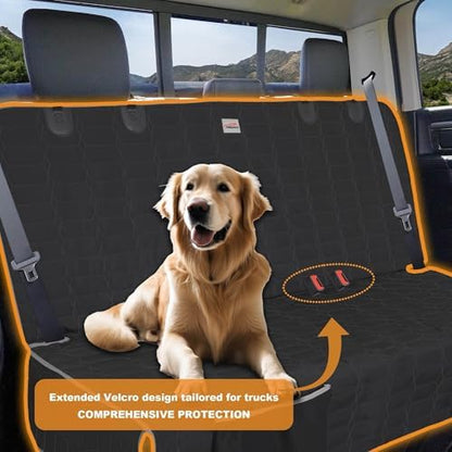 Reliadura Back Seat Cover for Dogs, Washable Bench Seat Covers for Trucks - Image 6